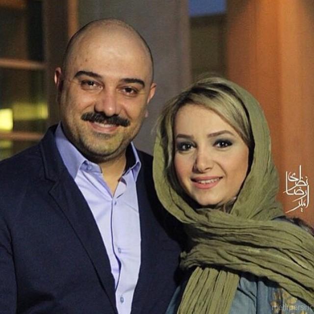 عکس برزو ارجمند و همسرش