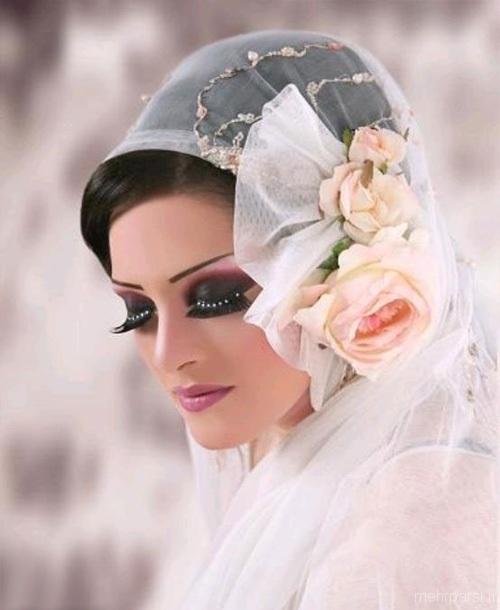 مدل آرایش خلیجی عروس