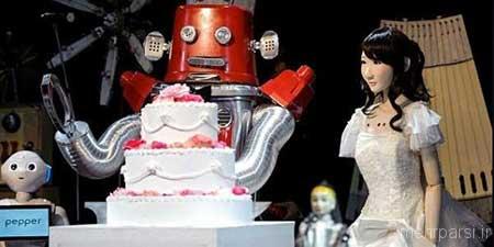 عروسی روبات ها در کشور ژاپن + عکس