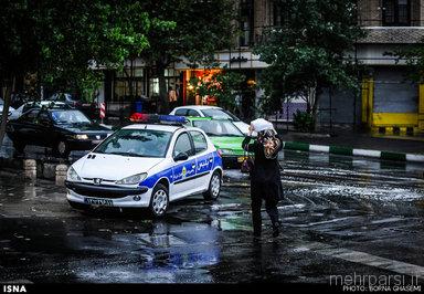 عکسهای طوفان شدید در تهران و کرج