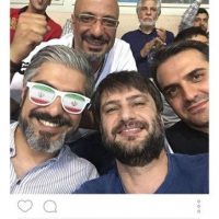 عکسهای سلفی بعد برد تیم والیبال ایران