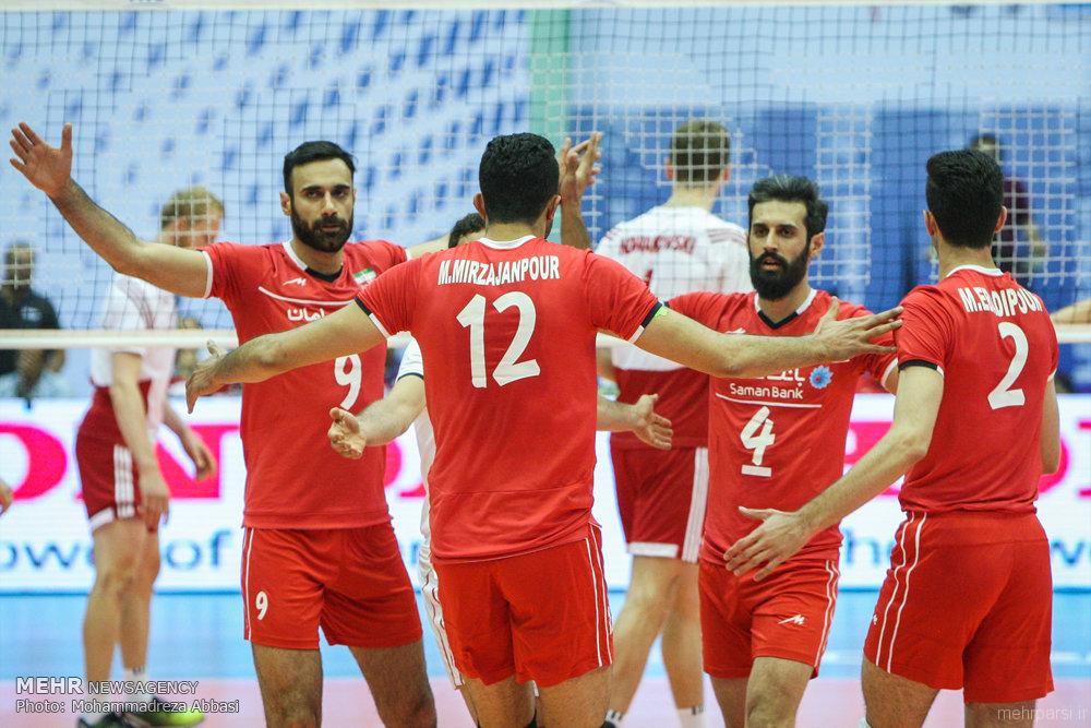 عکسهای والیبال ایران لهستان 5 تیر 94