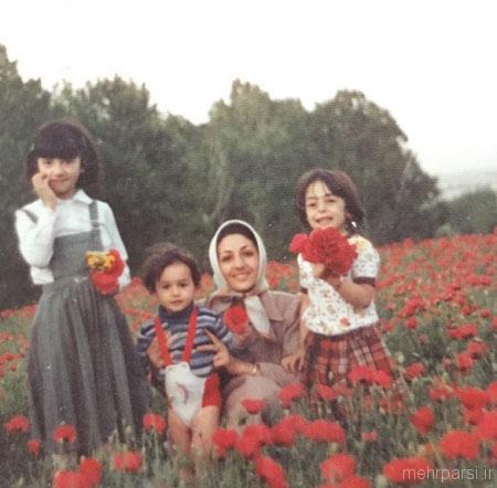 عکس هانیه توسلی و مادرش