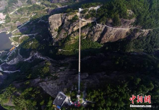 ساخت وحشتناکترین پل هوایی جهان در چین + عکس