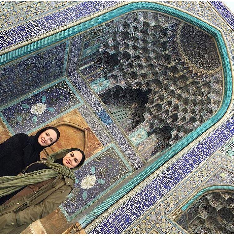 عکس گلاره عباسی در اصفهان