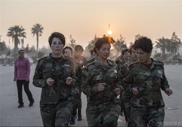 عکسهای دختران کماندو در ارتش سوریه
