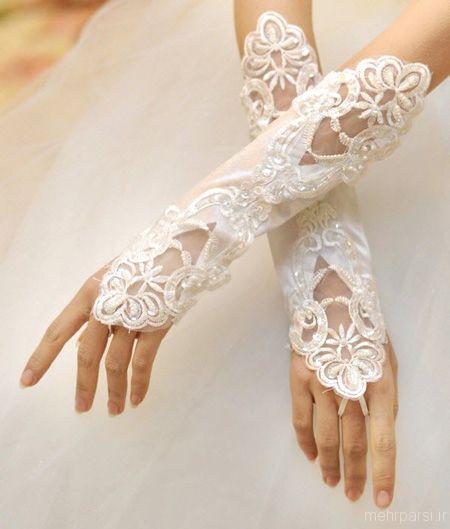 مدل دستکش عروس سری 2016