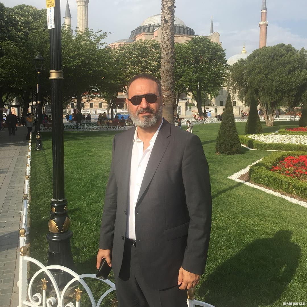 عکس حمید فرخ نژاد در استانبول ترکیه