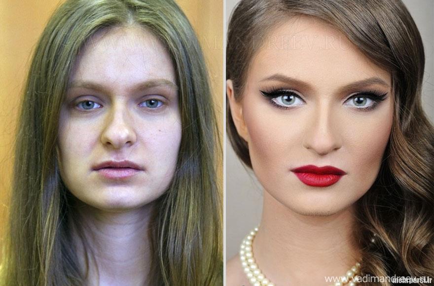 کلیپ قبل و بعد آرایش دختران (معجزه)